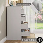 Wooden Dresser with 8 Drawers,Modern Closet with Deep Storage, Large Chest of Drawers, Long Storage Dresser for Bedroom, Living Room, Hallway