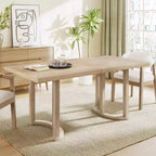 Christopher Knight Home Evat Table à manger rectangulaire 6 places moderne en bois d'hévéa 69