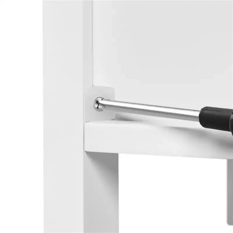 Yaheetech Modern Bathroom Storage Cabinet with 3 Drawers and 2 Open Shelves