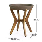 Christopher Knight Home Wei, ensemble moderne de 2 fauteuils de terrasse pivotants en acacia et d'une table d'appoint avec design en corde tressée à la main