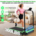 Tapis Roulant Pliable GDFStudio Vella 2.0HP avec Inclinaison et Plateforme Vibrante