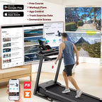 3.75HP Smart Digital Folding Exercise Machine - Electric Motorized Treadmill
