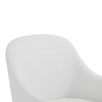 Christopher Knight Home Narong Chaises de salle à manger modernes en fer rembourrées avec pieds en métal étain forgé (lot de 2)