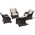 UPTIOT Modular Outdoor Lounge Chair with 350lbs Capacity