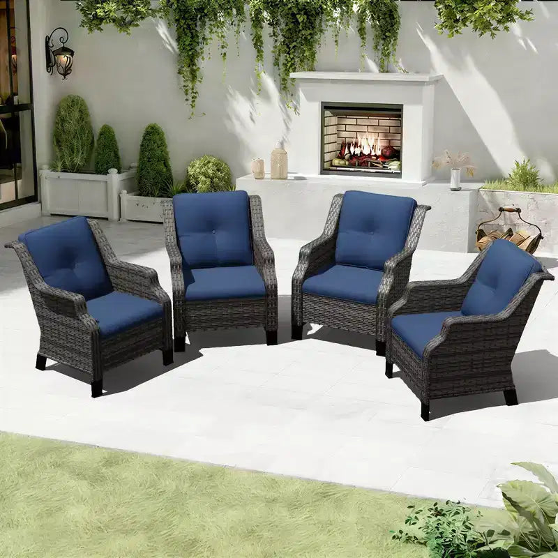 UPTIOT Modular Outdoor Lounge Chair with 350lbs Capacity