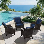 UPTIOT Modular Outdoor Lounge Chair with 350lbs Capacity