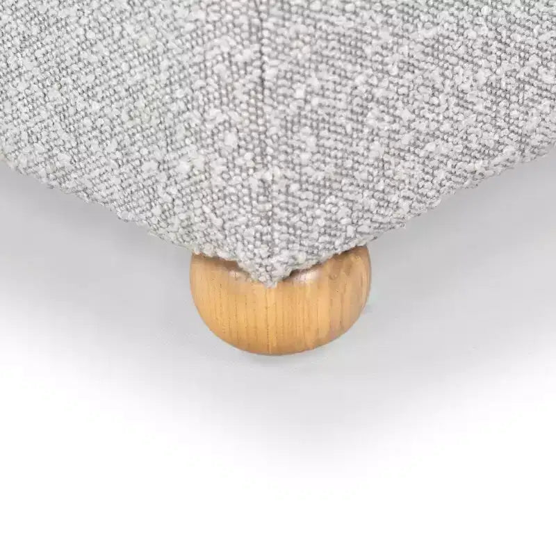 Pouf de rangement en bouclé Becka Square - SFV6101 - Safavieh Couture