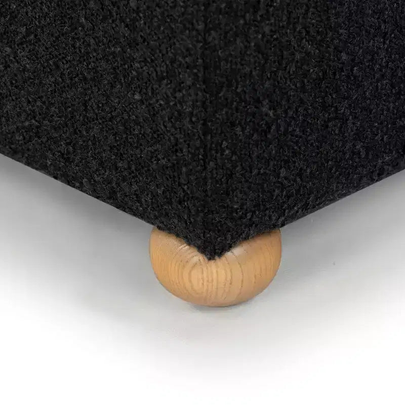 Pouf de rangement en bouclé Becka Square - SFV6101 - Safavieh Couture