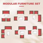 4-Piece Patio Wicker Furniture Set with Glass Coffee Table, Gray Rattan Conversation Set with Washable Cushions for Backyard, Porch & Garden