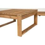 Canapé d'angle de patio extérieur imperméable avec coussins et table - ModernLuxe