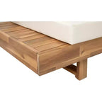 Canapé d'angle de patio extérieur imperméable avec coussins et table - ModernLuxe