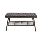 Christopher Knight Home Piotr 4 Piece Outdoor Acacia Wood and Metal Seating Set with Rope Woven