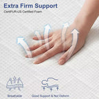 Dyonery Extra Firm Mattress King Size 10 Inch, Premier High Density Foam Mattresses in Box, Supportive Bed-Mattress for Back Pain, Pressure Relief