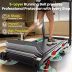 Treadmill on Sale - 3.75HP Foldable Treadmill for Home, 10% Incline, App Control, Compact for Small Spaces, 330 lbs Capacity, Walking Jogging Running