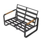 Lantine 54.3'' Wide Outdoor Loveseat Sofa With Removable Cushions