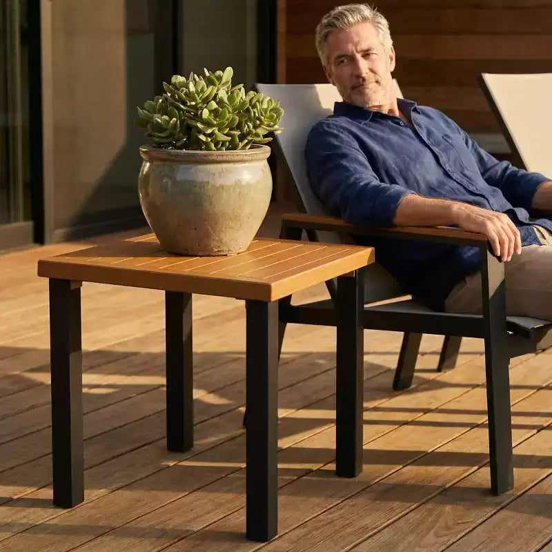 Lantine Square Outdoor Side Table