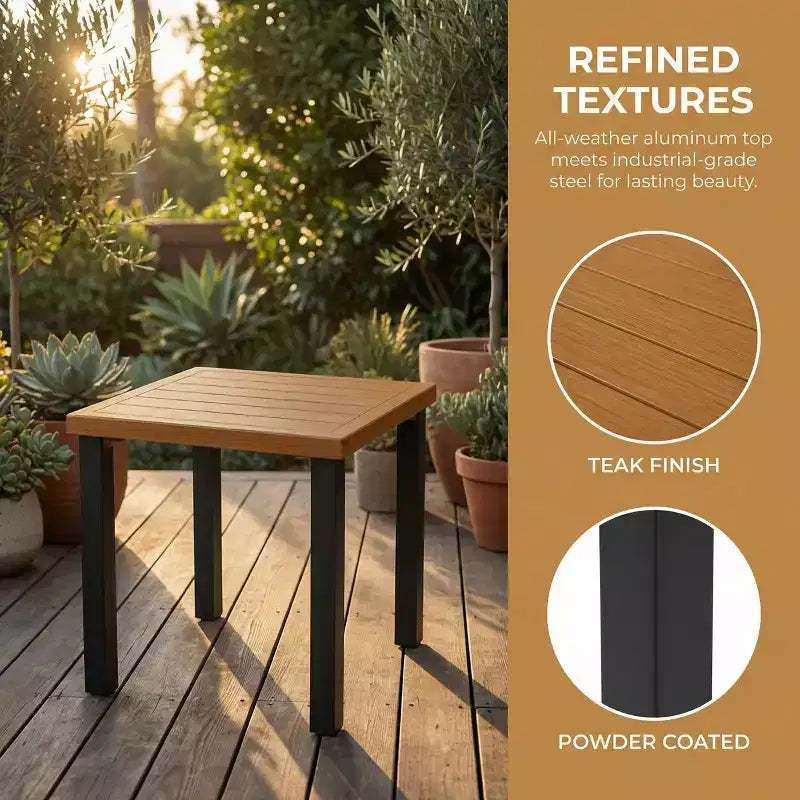 Lantine Square Outdoor Side Table
