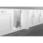 Rev-A-Shelf U-Shaped Wire Tray Divider Range-Plaques à pâtisserie Organisateurs de draps pour armoires de cuisine murales ou de base pour ouverture frontale de 3,25 Chrome, 596-10CR-52