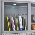 Rev-A-Shelf U-Shaped Wire Tray Divider Range-Plaques à pâtisserie Organisateurs de draps pour armoires de cuisine murales ou de base pour ouverture frontale de 3,25 Chrome, 596-10CR-52