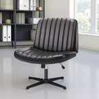 Chaise MAYEERTY ergonomique à siège large avec coussin moelleux en éponge haute densité
