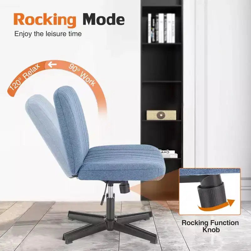 Chaise MAYEERTY ergonomique à siège large avec coussin moelleux en éponge haute densité