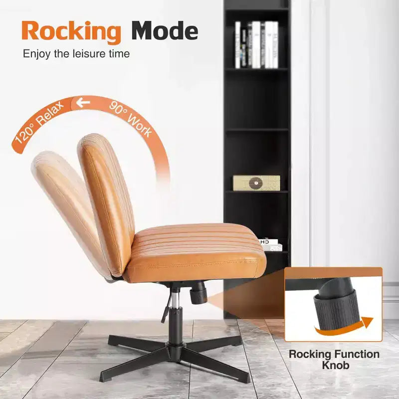 Chaise MAYEERTY ergonomique à siège large avec coussin moelleux en éponge haute densité