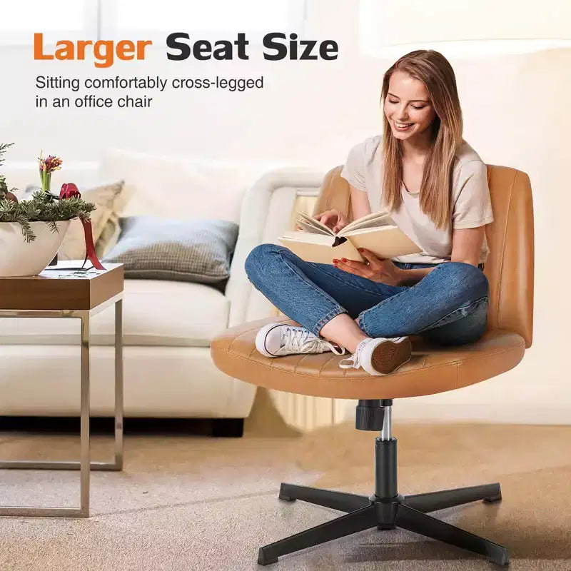 Chaise MAYEERTY ergonomique à siège large avec coussin moelleux en éponge haute densité