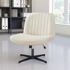 Chaise MAYEERTY ergonomique à siège large avec coussin moelleux en éponge haute densité