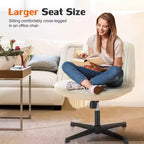 Chaise MAYEERTY ergonomique à siège large avec coussin moelleux en éponge haute densité