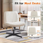 Chaise MAYEERTY ergonomique à siège large avec coussin moelleux en éponge haute densité