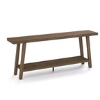 Extra Long Console Table for Living Room - Modern Brown Entryway Sofa Table - Sleek Rectangular Accent Furniture - Sturdy Design - 70.87 Inches