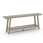 Extra Long Console Table for Living Room - Modern Brown Entryway Sofa Table - Sleek Rectangular Accent Furniture - Sturdy Design - 70.87 Inches