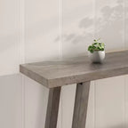 Extra Long Console Table for Living Room - Modern Brown Entryway Sofa Table - Sleek Rectangular Accent Furniture - Sturdy Design - 70.87 Inches