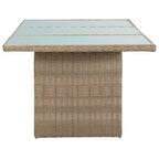 vidaXL Dining Set Brown and Dark Grey