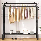Portant double à roulettes robuste Home Collection