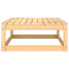 vidaXL Salon de jardin Pin massif Pin naturel Bois massif Modularité moyenne