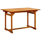 vidaXL Garden Dining Set Natural Wood Solid Acacia wood Medium