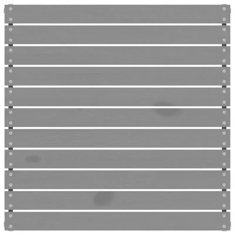 vidaXL Salon de jardin gris en pin massif Modulable moyen