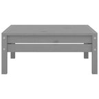 vidaXL Garden Lounge Set Grey Solid pinewood Modular Garden Lounge Set