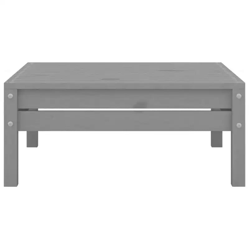 vidaXL Garden Lounge Set Grey Solid pinewood Modular Garden Lounge Set