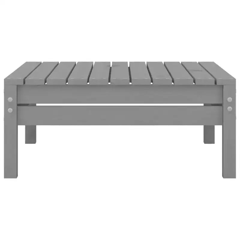 vidaXL Garden Lounge Set Grey Solid pinewood Modular Garden Lounge Set