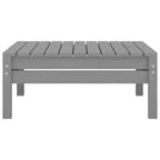 vidaXL Garden Lounge Set Grey Solid pinewood Modular Garden Lounge Set