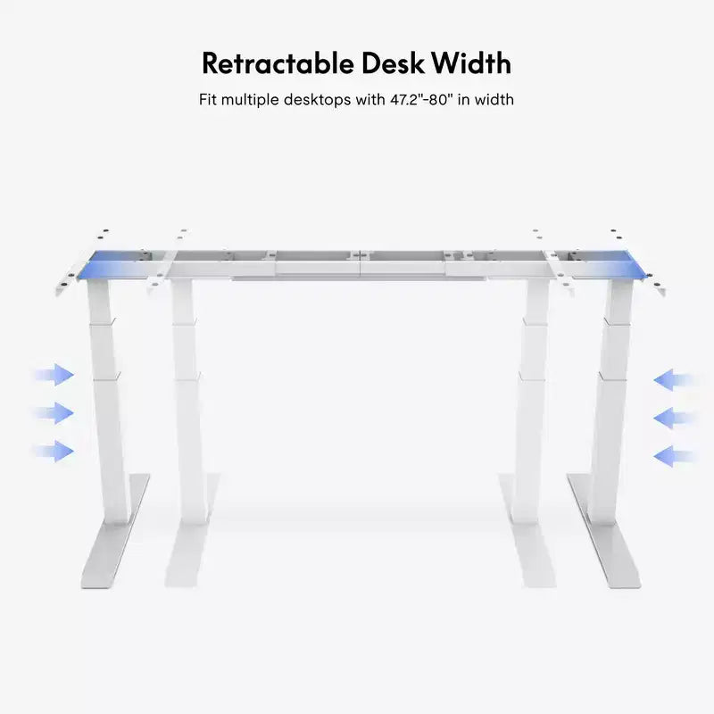 Cadre de bureau debout Flexispot E7 à double moteur avec capacité de charge de 160 kg