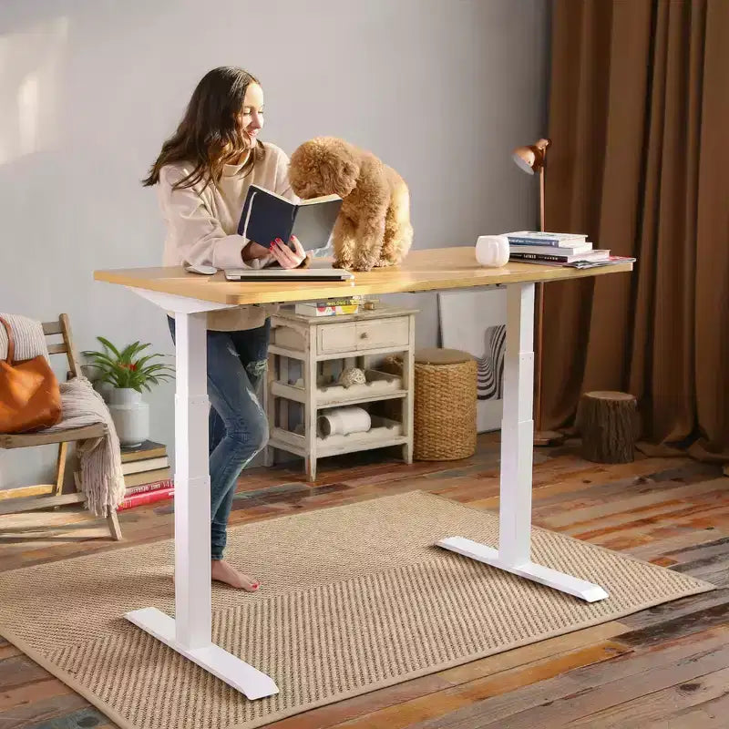 Cadre de bureau debout Flexispot E7 à double moteur avec capacité de charge de 160 kg