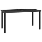 vidaXL Dining Set Poly rattan Durable Dining Set Rectangular