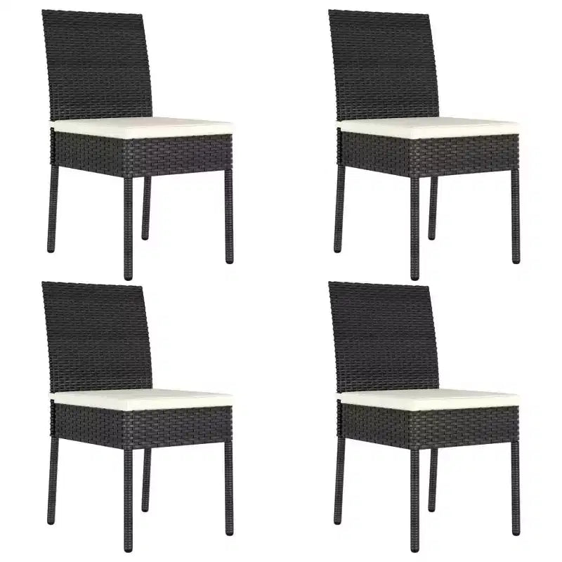 vidaXL Dining Set Poly rattan Durable Dining Set Rectangular