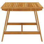 vidaXL Dining Set natural wood tone