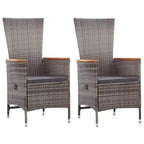 vidaXL Dining Set natural wood tone