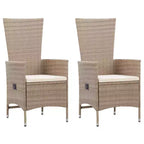 vidaXL Dining Set natural wood tone