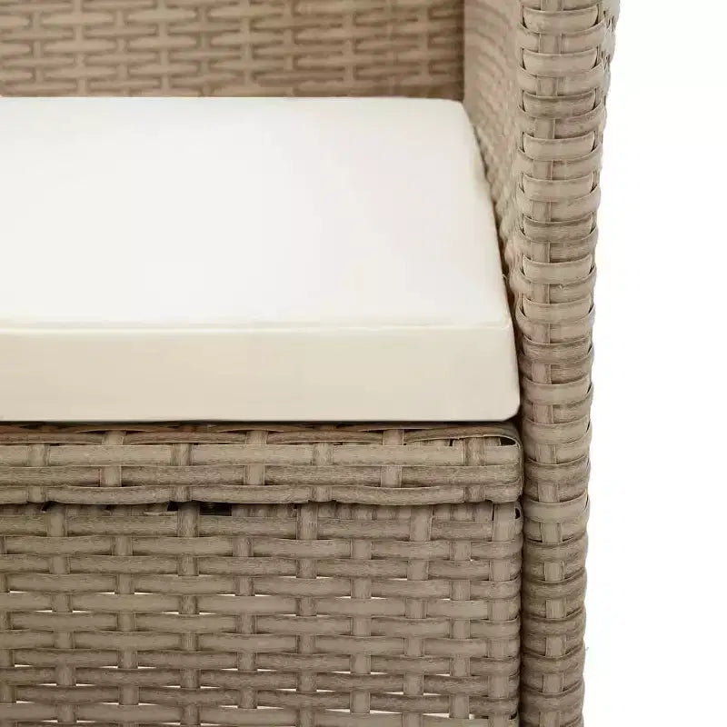 vidaXL Dining Set natural wood tone